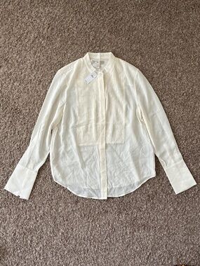 Banana Republic Tuxedo Blouse
